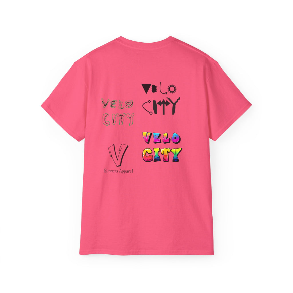 velocity logo T-shirt: ULTRA COTTON-100%