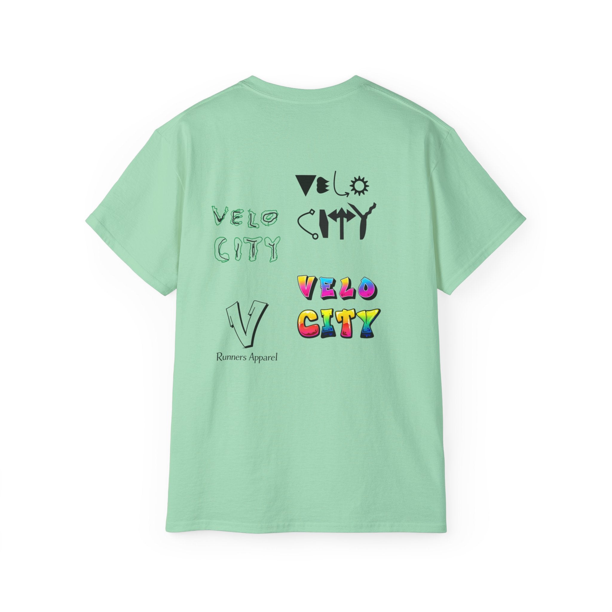 velocity logo T-shirt: ULTRA COTTON-100%