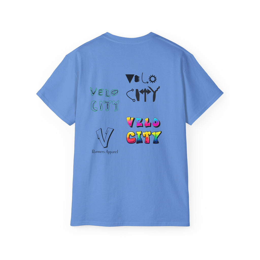 velocity logo T-shirt: ULTRA COTTON-100%
