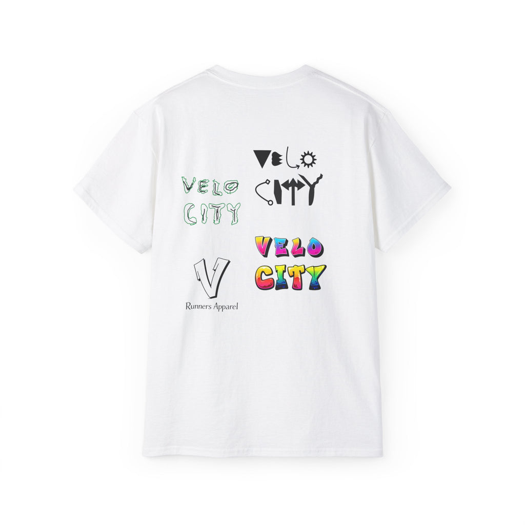velocity logo T-shirt: ULTRA COTTON-100%